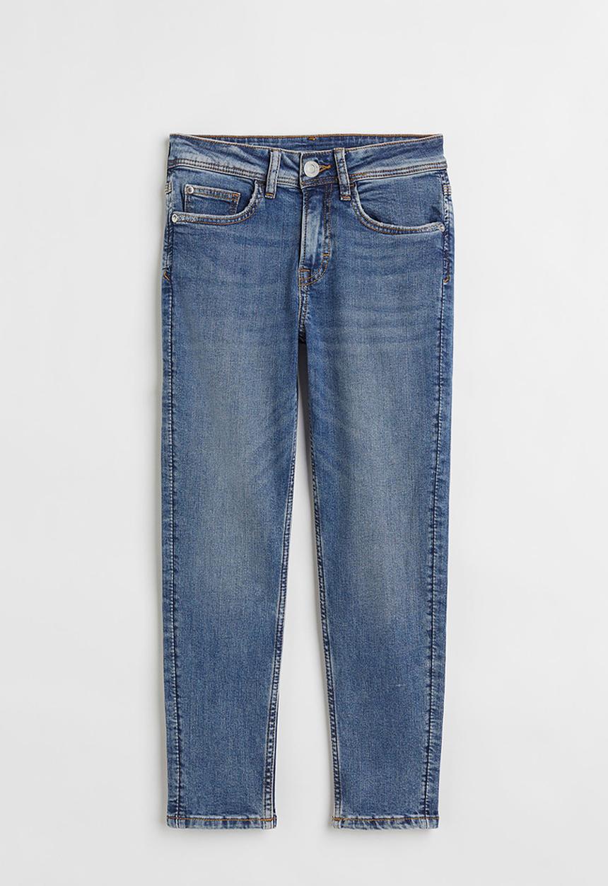 H&M - Relaxed tapered fit jeans - light denim blue