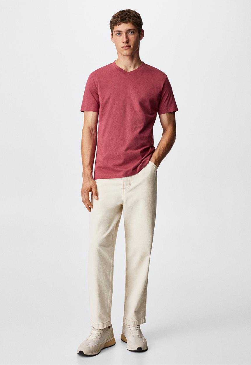MANGO - T-shirt chelsea - red