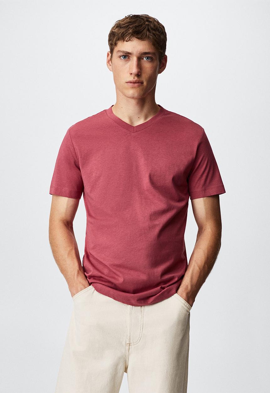 MANGO - T-shirt chelsea - red