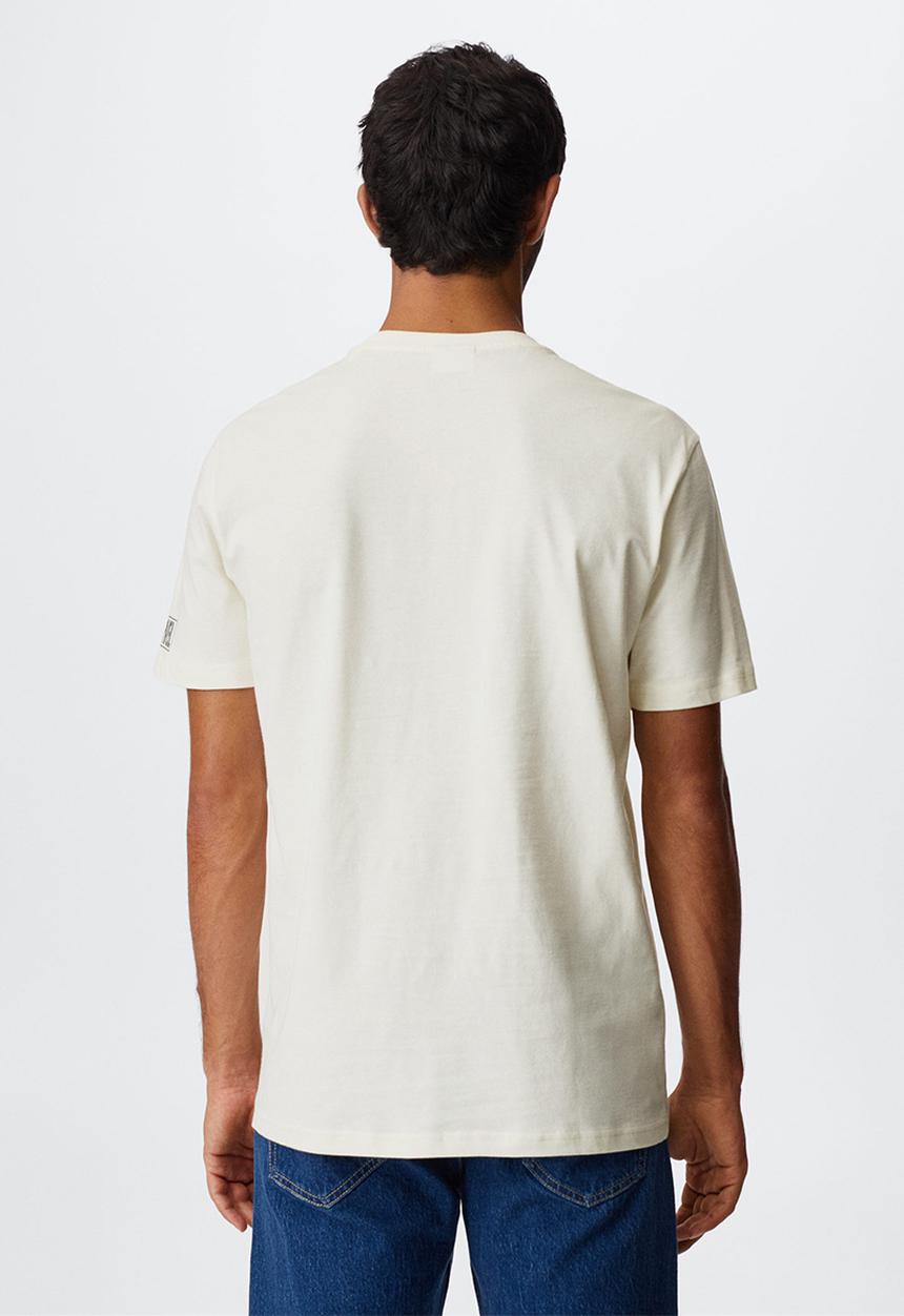 MANGO - T-shirt america - white