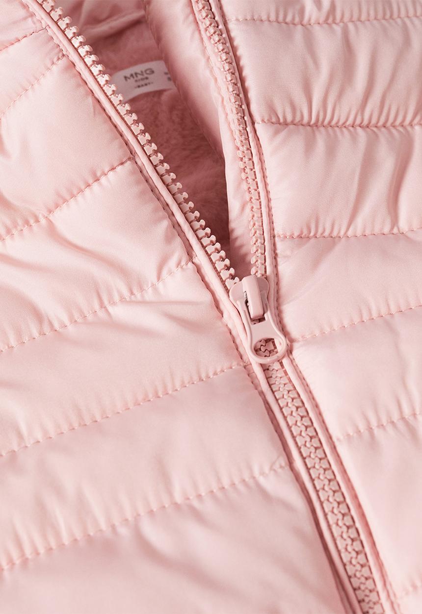 MANGO - Waistcoat lightly - pink