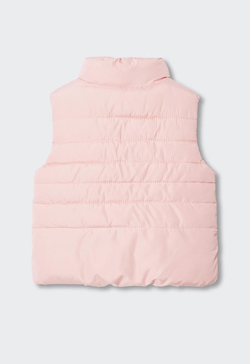 MANGO - Waistcoat lightly - pink