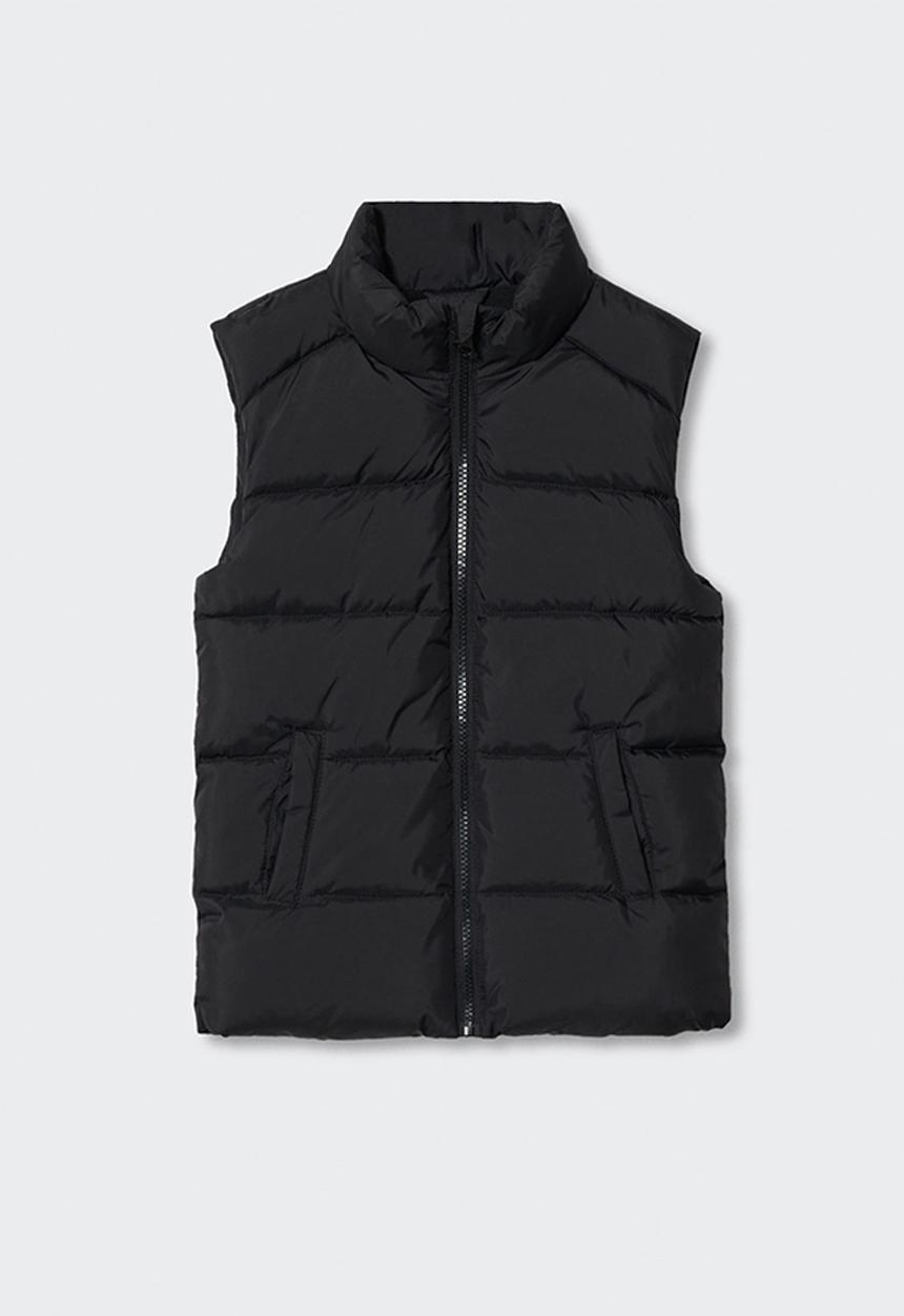 MANGO - Waistcoat londres - black