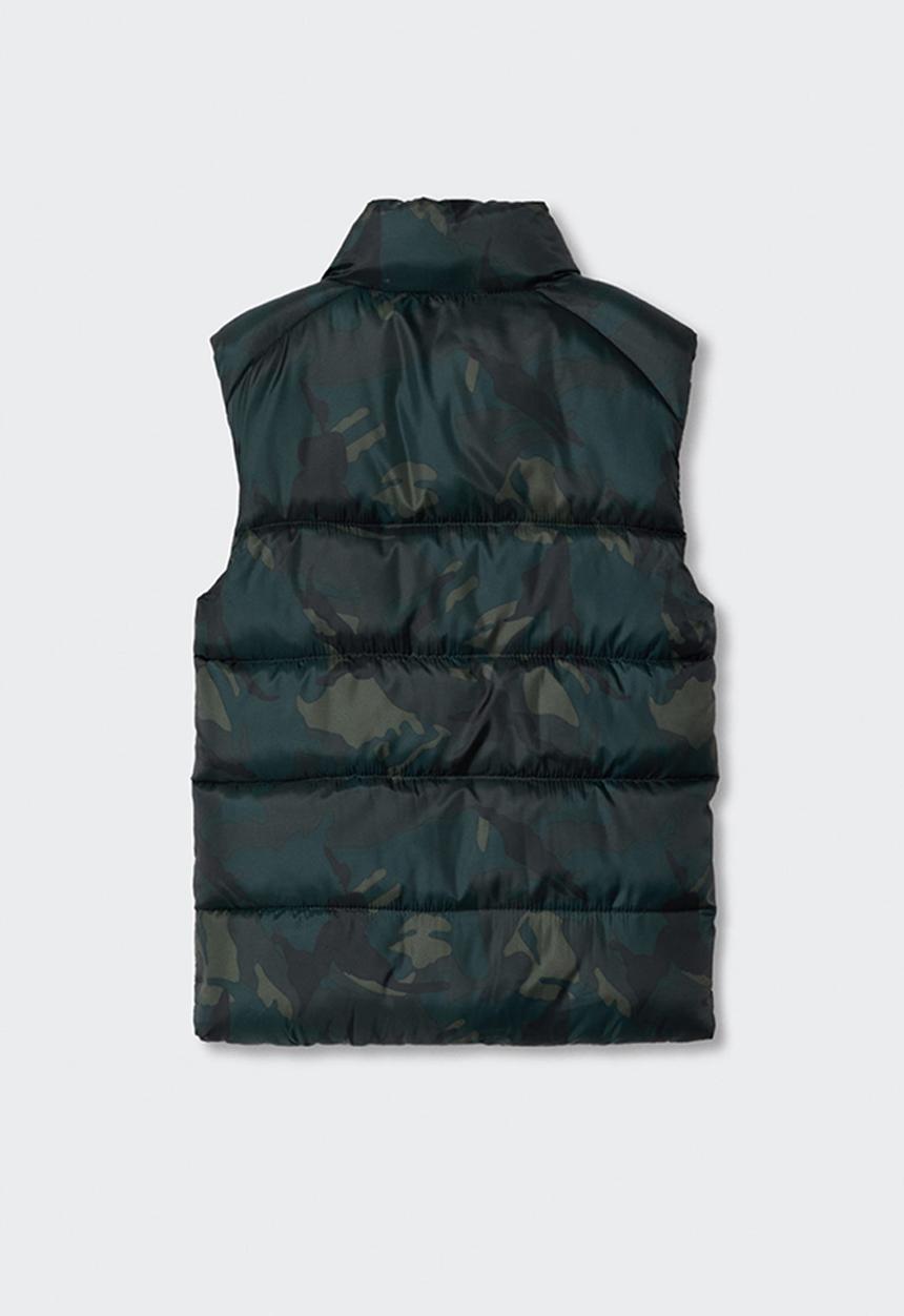 MANGO - Waistcoat londres - khaki