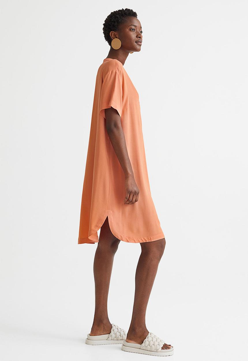 H&M - V-neck tunic - apricot 