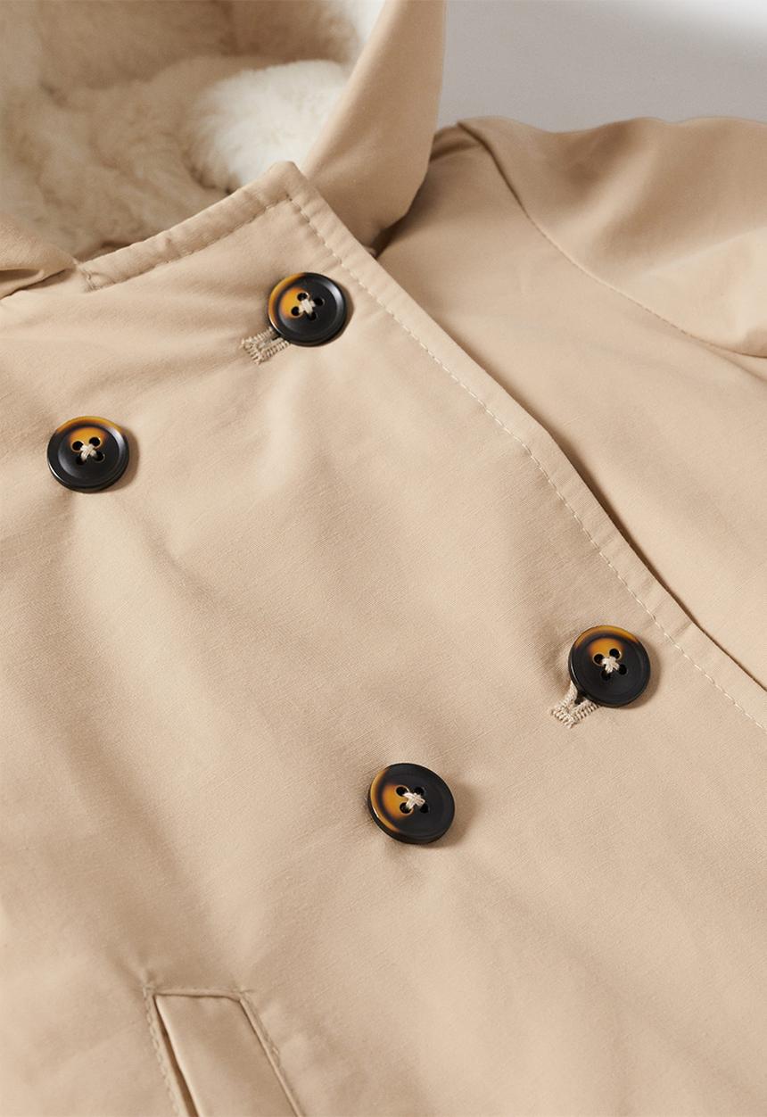 MANGO - Anorak  dinab3 - brown