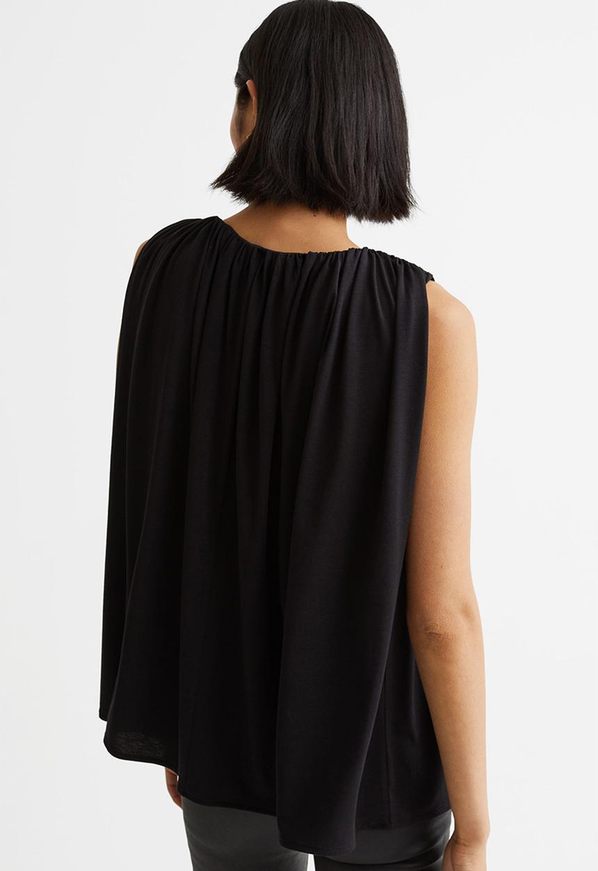 H&M - Sleeveless blouse - black