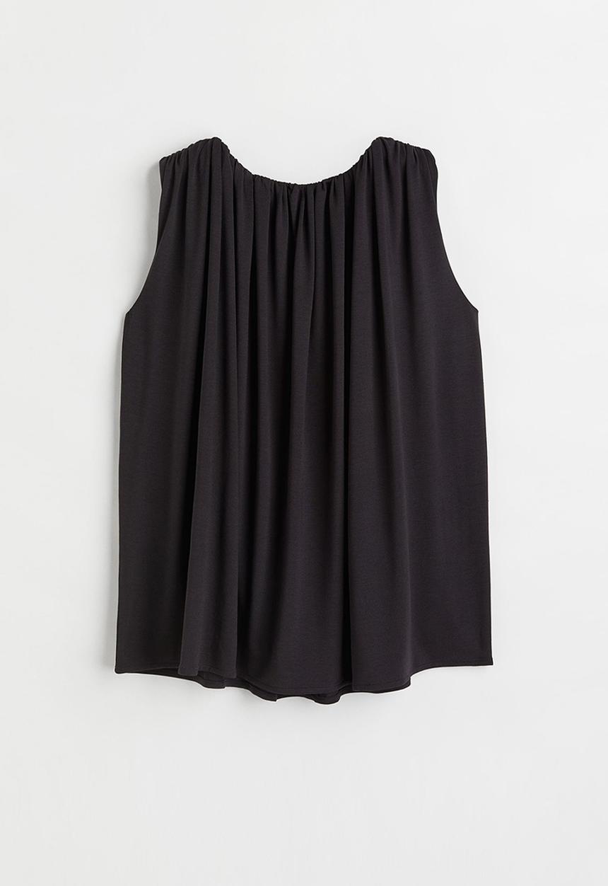 H&M - Sleeveless blouse - black