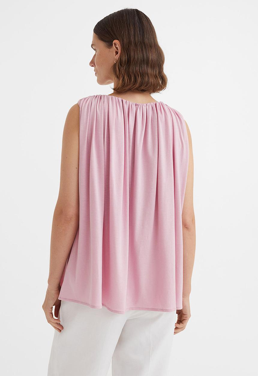 H&M - Sleeveless blouse - light pink