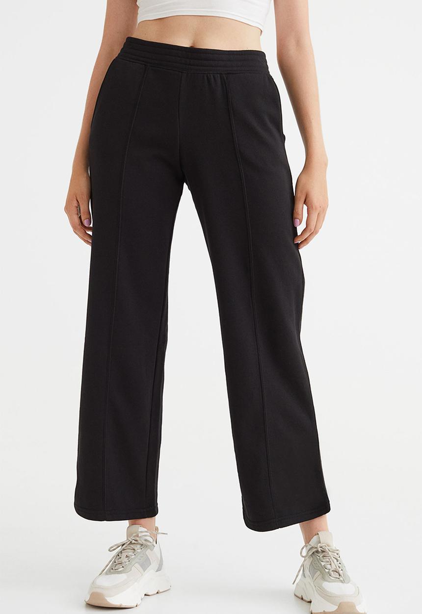 H&M - Straight joggers - black