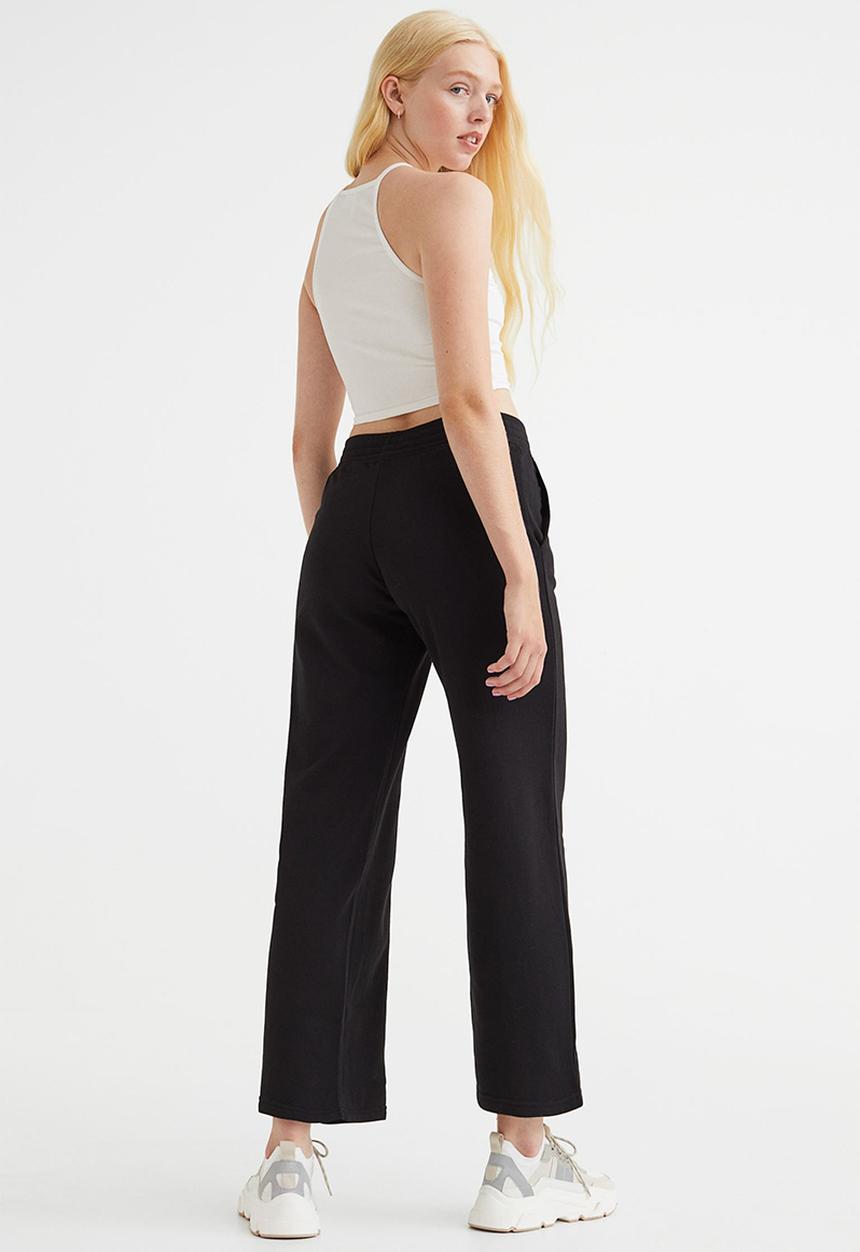 H&M - Straight joggers - black