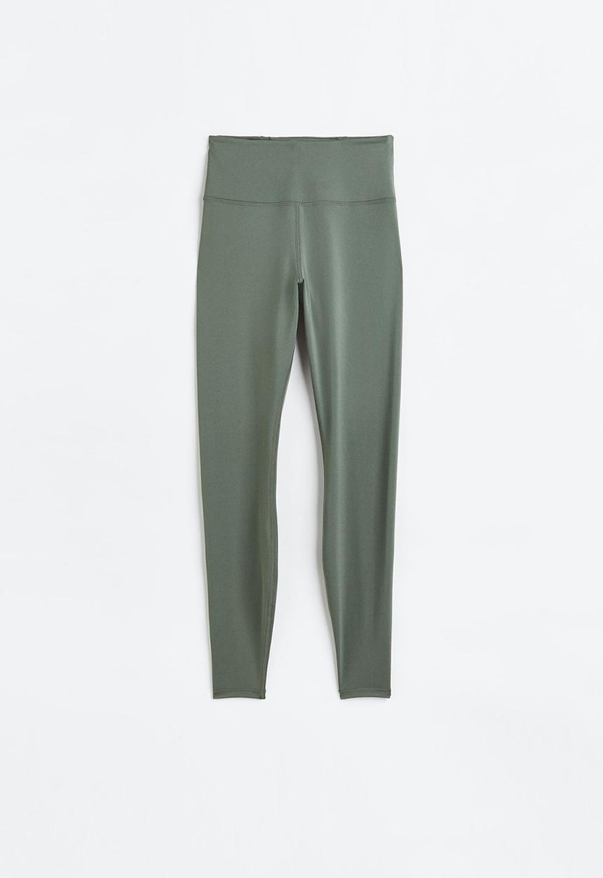 H&M - Sports tights in softmove™ - dark khaki green