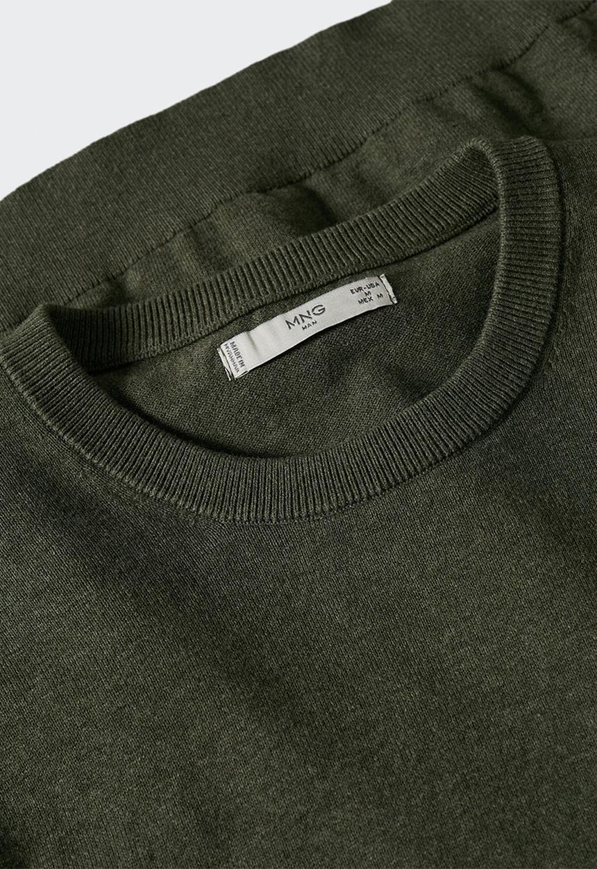 MANGO - Sweater ten - khaki 