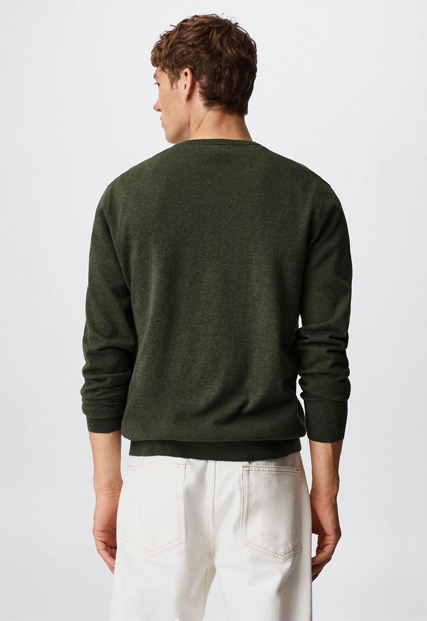 MANGO - Sweater ten - khaki 