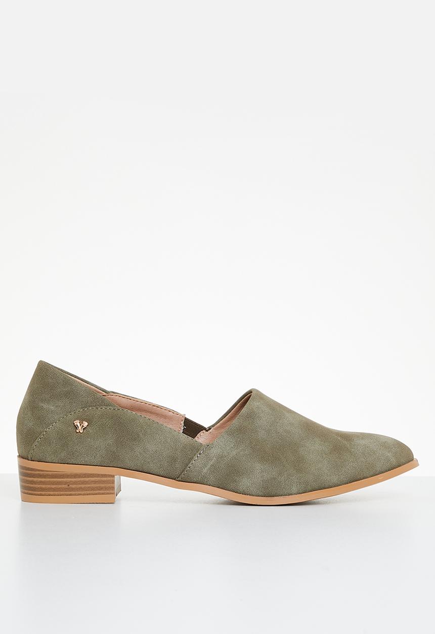 Butterfly Feet - Kerene 1 slip-on - olive