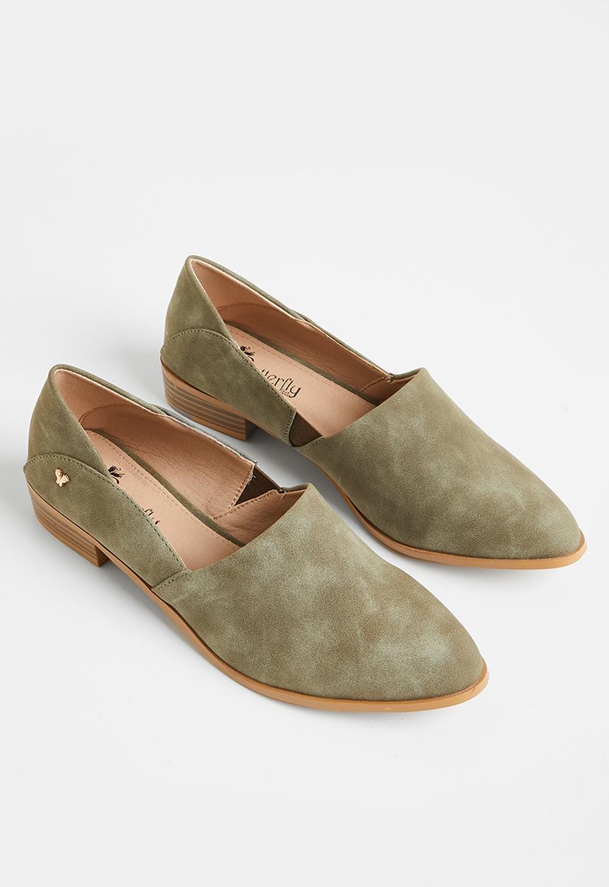 Butterfly Feet - Kerene 1 slip-on - olive