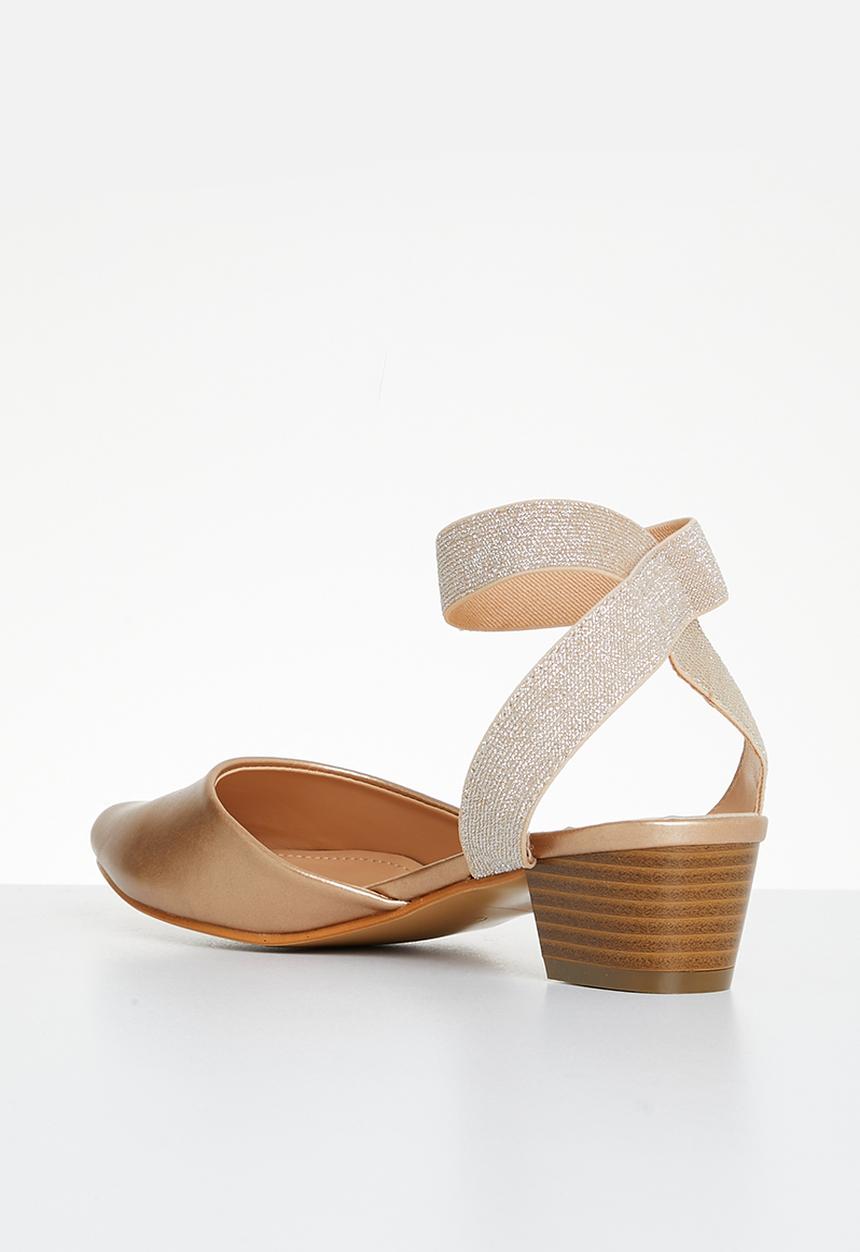 Butterfly Feet - Sling 2 heel - rose gold
