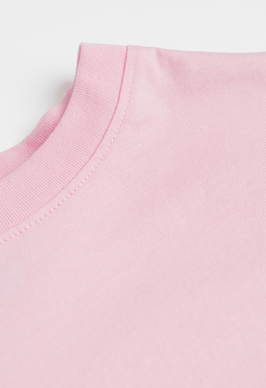 H&M - Boxy T-shirt - light pink