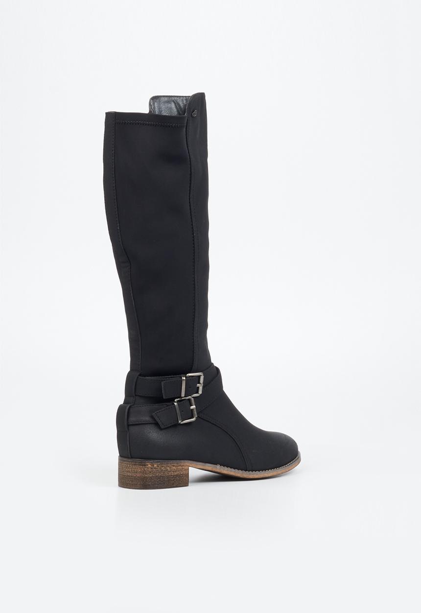 Miss Black - Abir 4 knee length boot - black