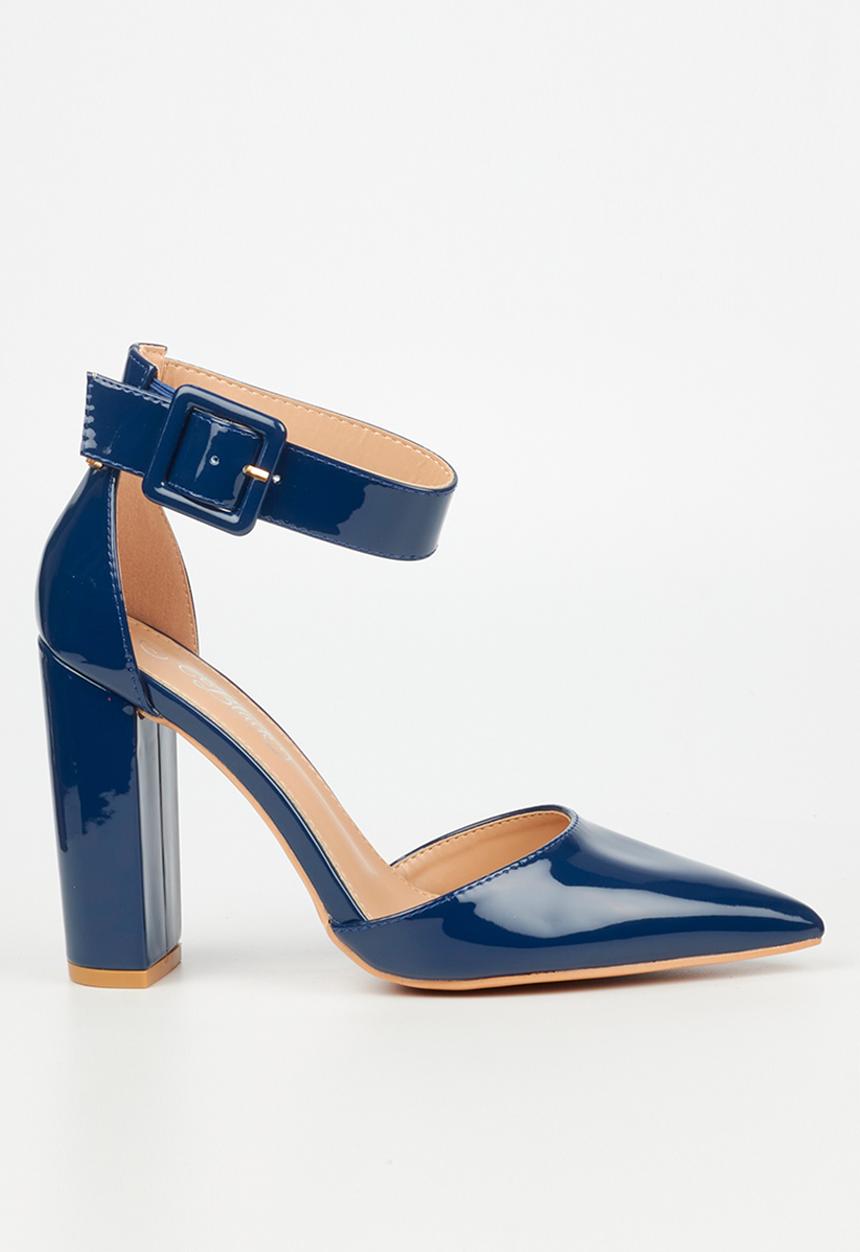 Miss Black - Criss 4 court heel - navy