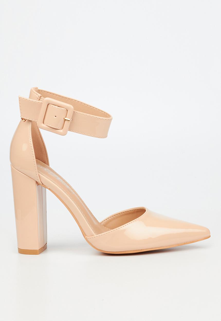 Miss Black - Criss 4 court heel - nude