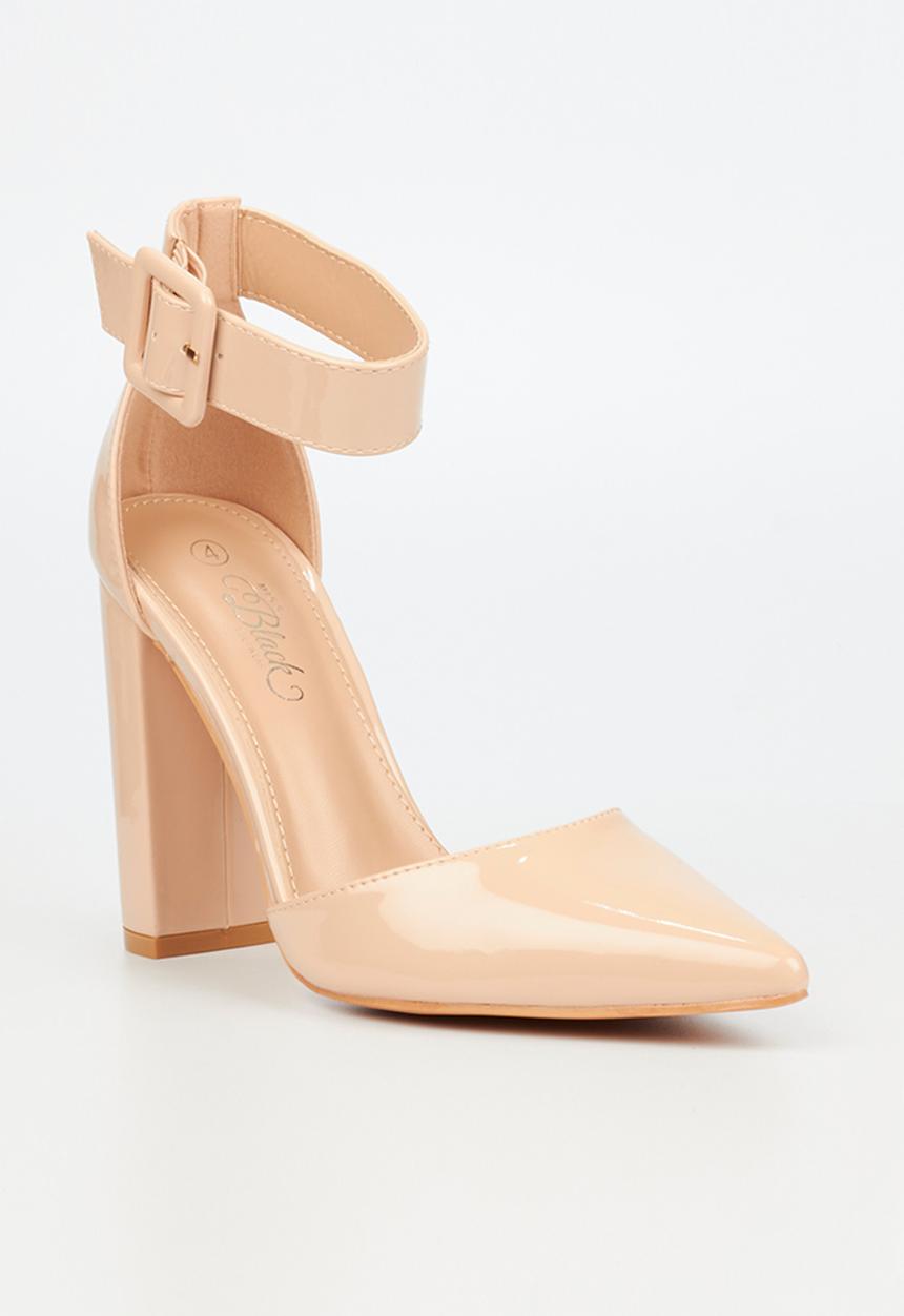 Miss Black - Criss 4 court heel - nude