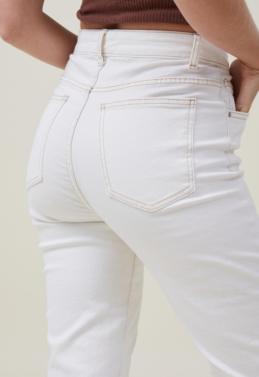 Cotton On - Stretch mom jean - dunes