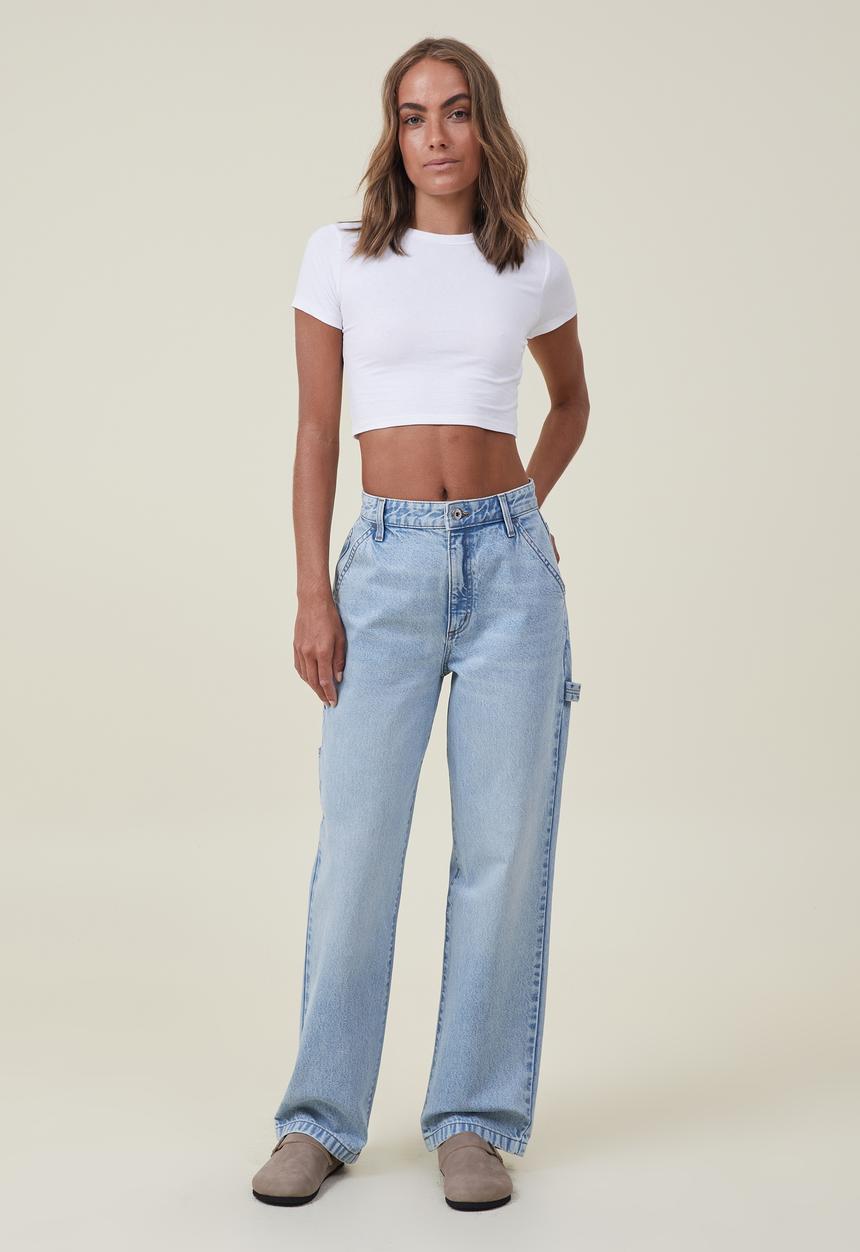 Cotton On - Carpenter jean - bondi blue 