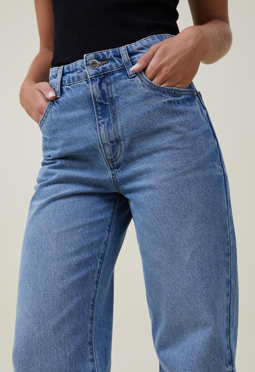 Cotton On - Loose straight jean - surfers blue 