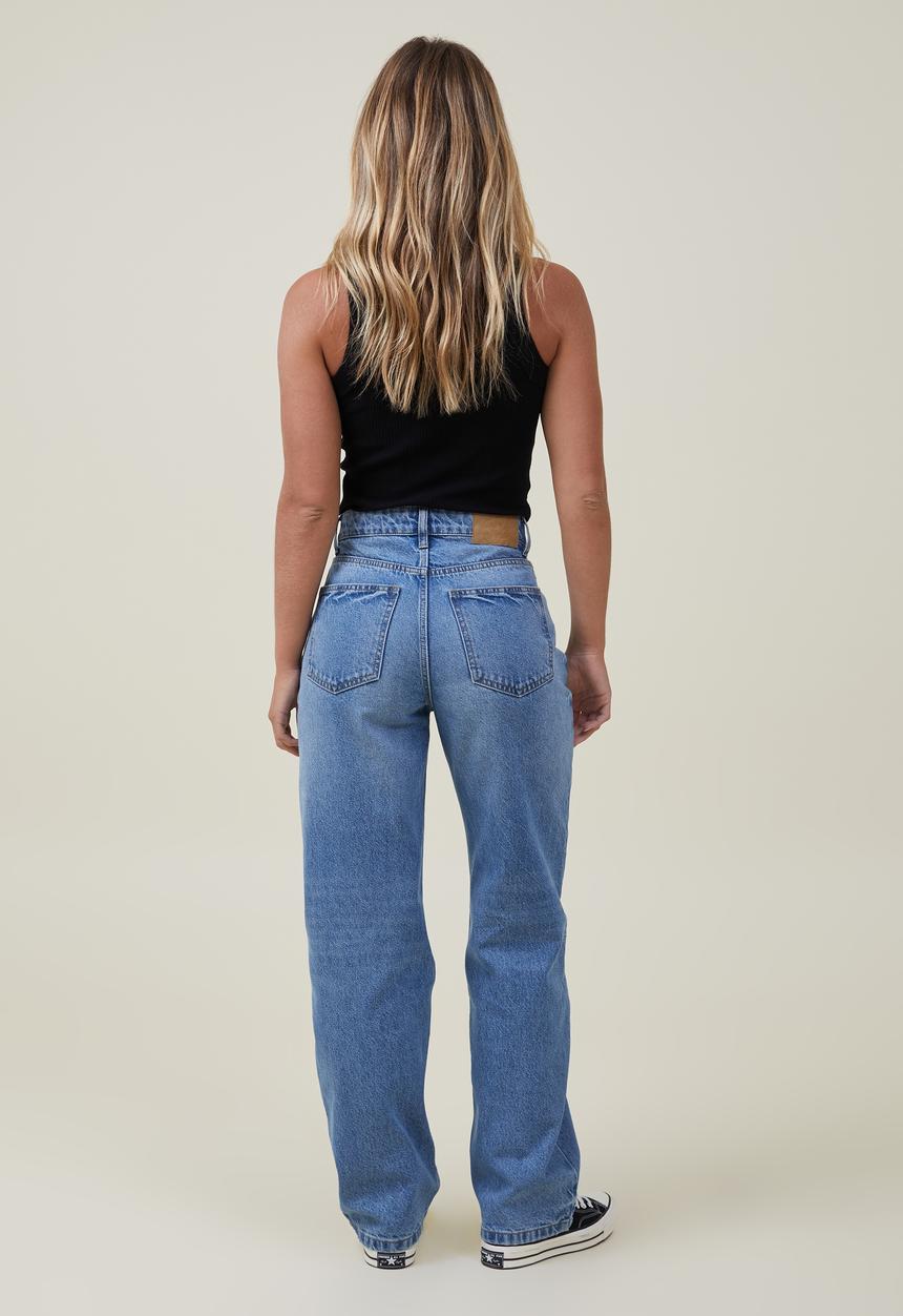 Cotton On - Loose straight jean - surfers blue 