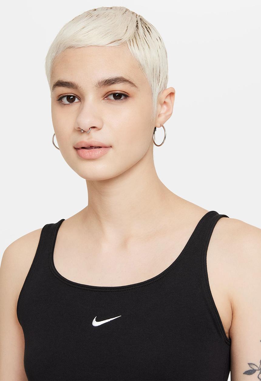 Nike - W nsw essential cami tank - black & white