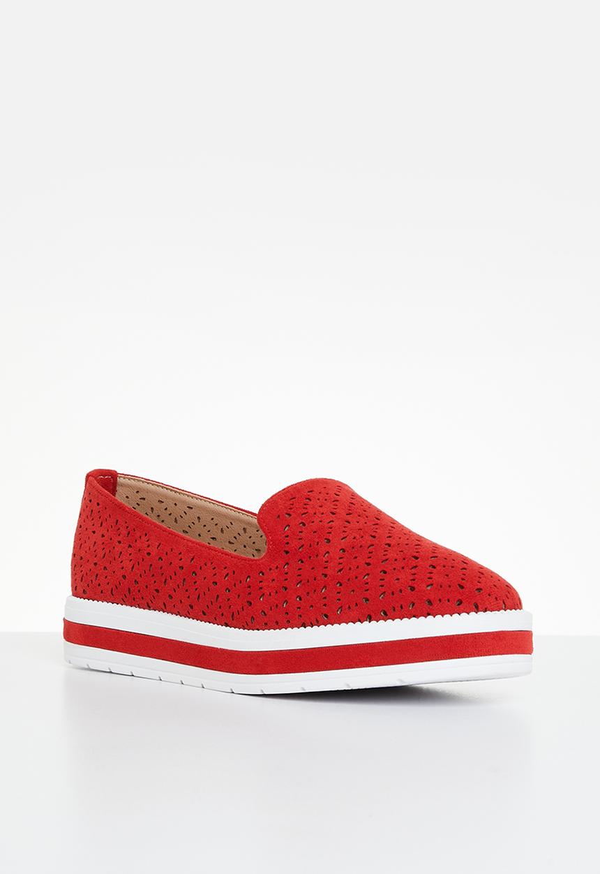 Butterfly Feet - Palmer 1 slip-on - red