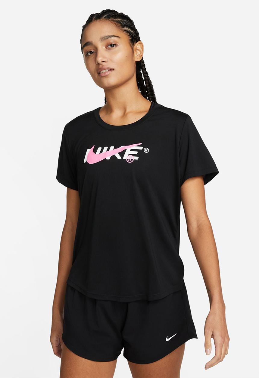 Nike - W nike one dri-fit short sleeve std top grx hyb - black