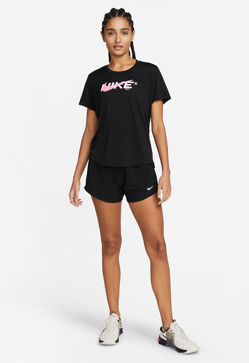 Nike - W nike one dri-fit short sleeve std top grx hyb - black