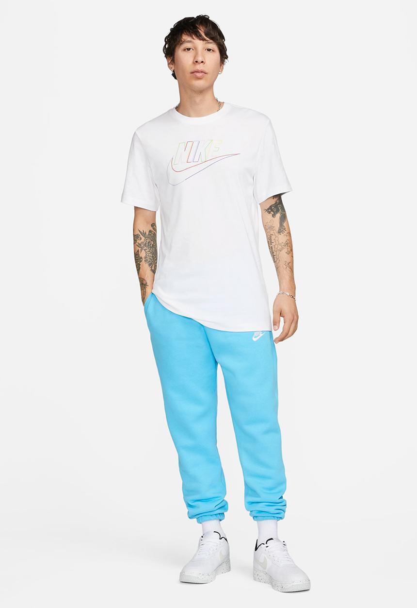 Nike - Nsw tee club+ brd pk hbr - white