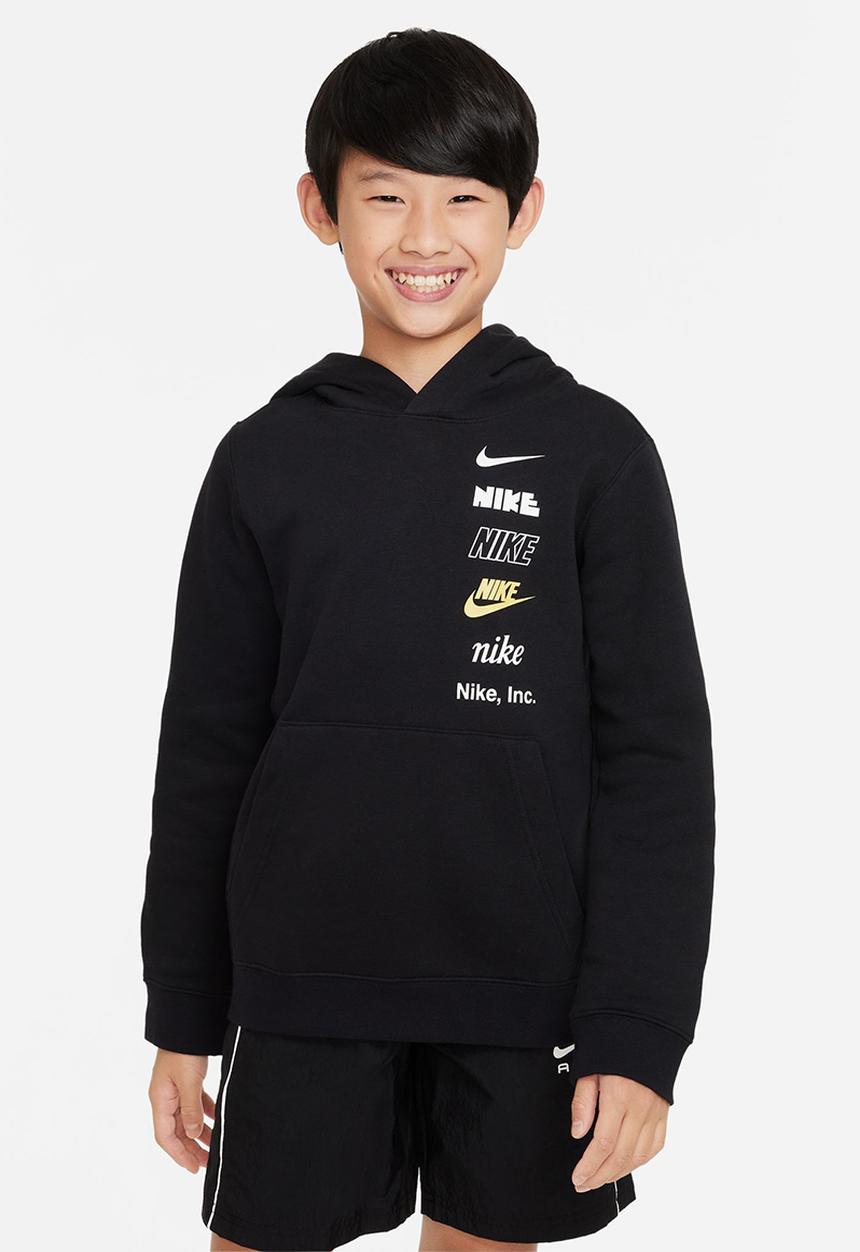 Nike - B nsw po hoodie bb mlogo - black