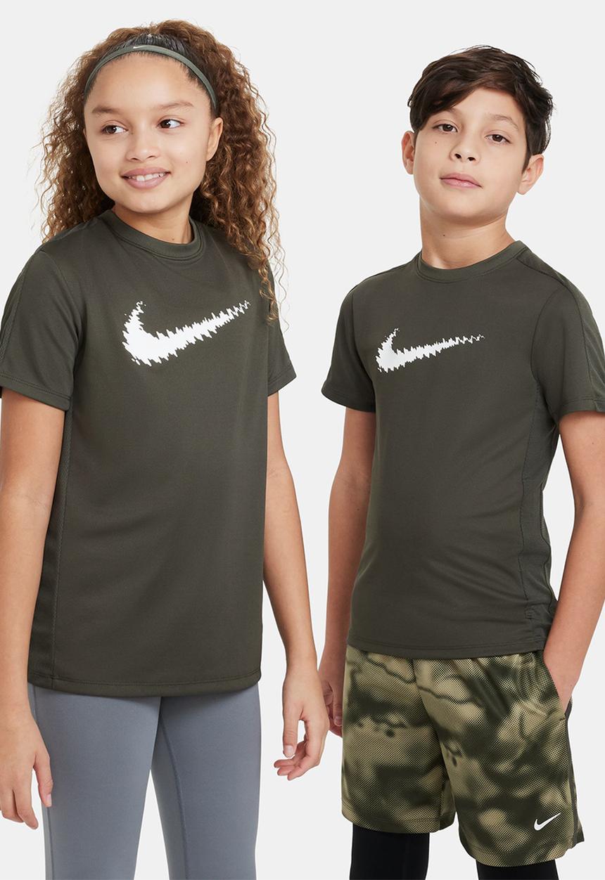 Nike - K nk df trphy23 ss top gx - cargo khaki/white