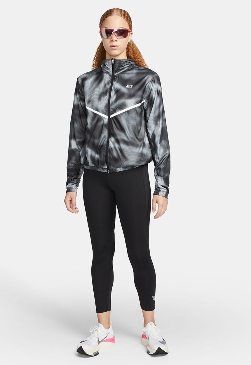 Nike - W nike one dri-fit swoosh hbr short sleeve - black