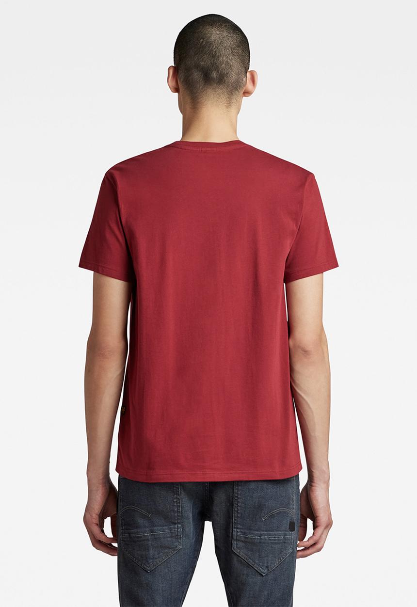 G-STAR - Base-s r t short sleeve - chateaux red