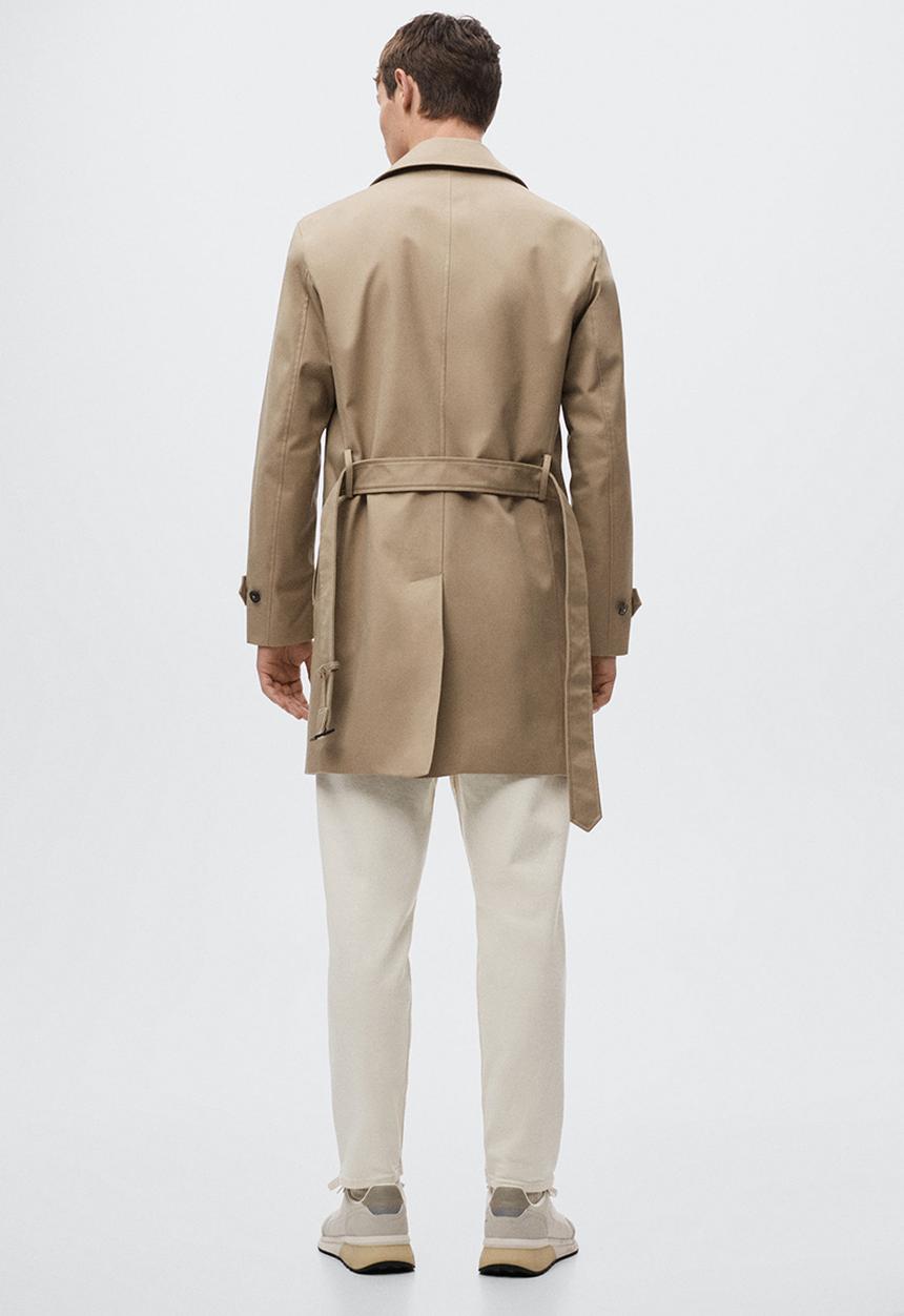 MANGO - Parka coat tango - medium brown