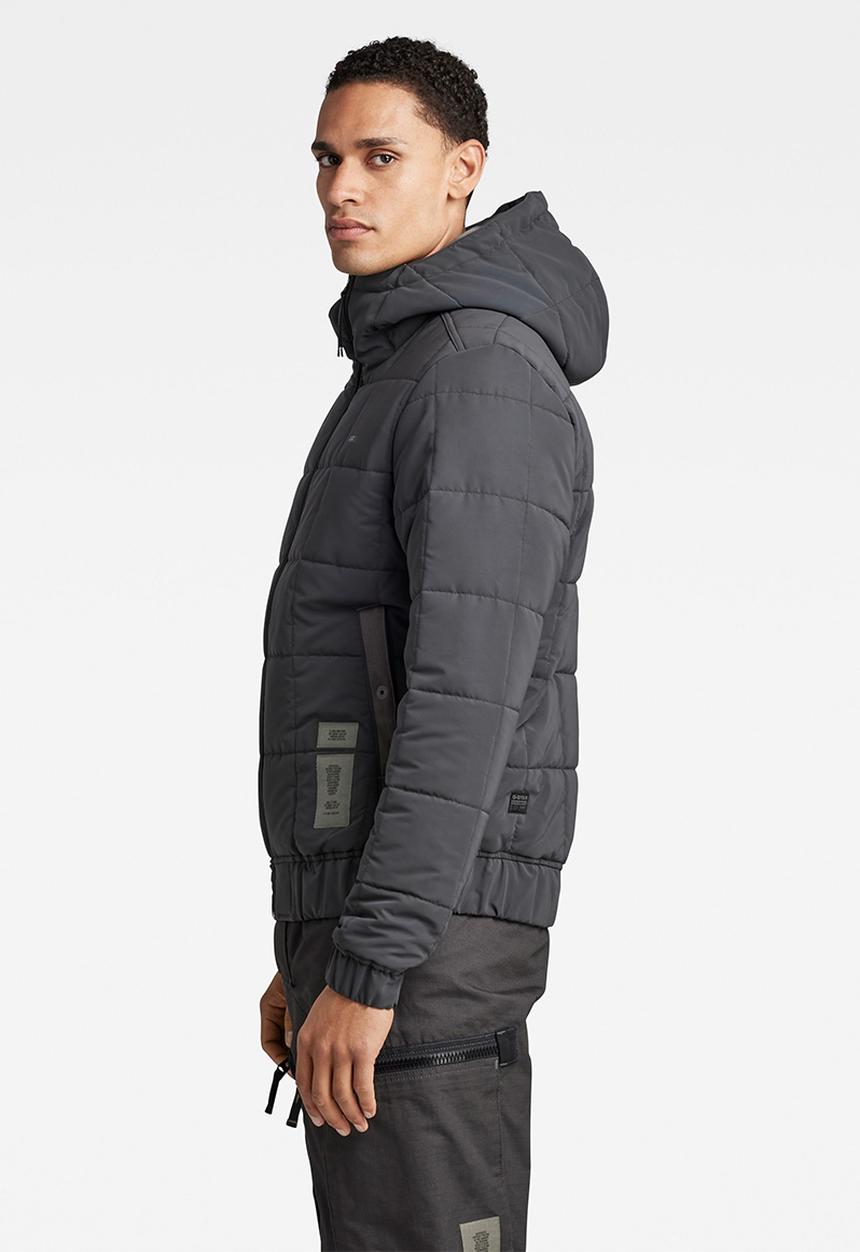 G-STAR - Meefic sqr quilted hdd jkt - reflective black