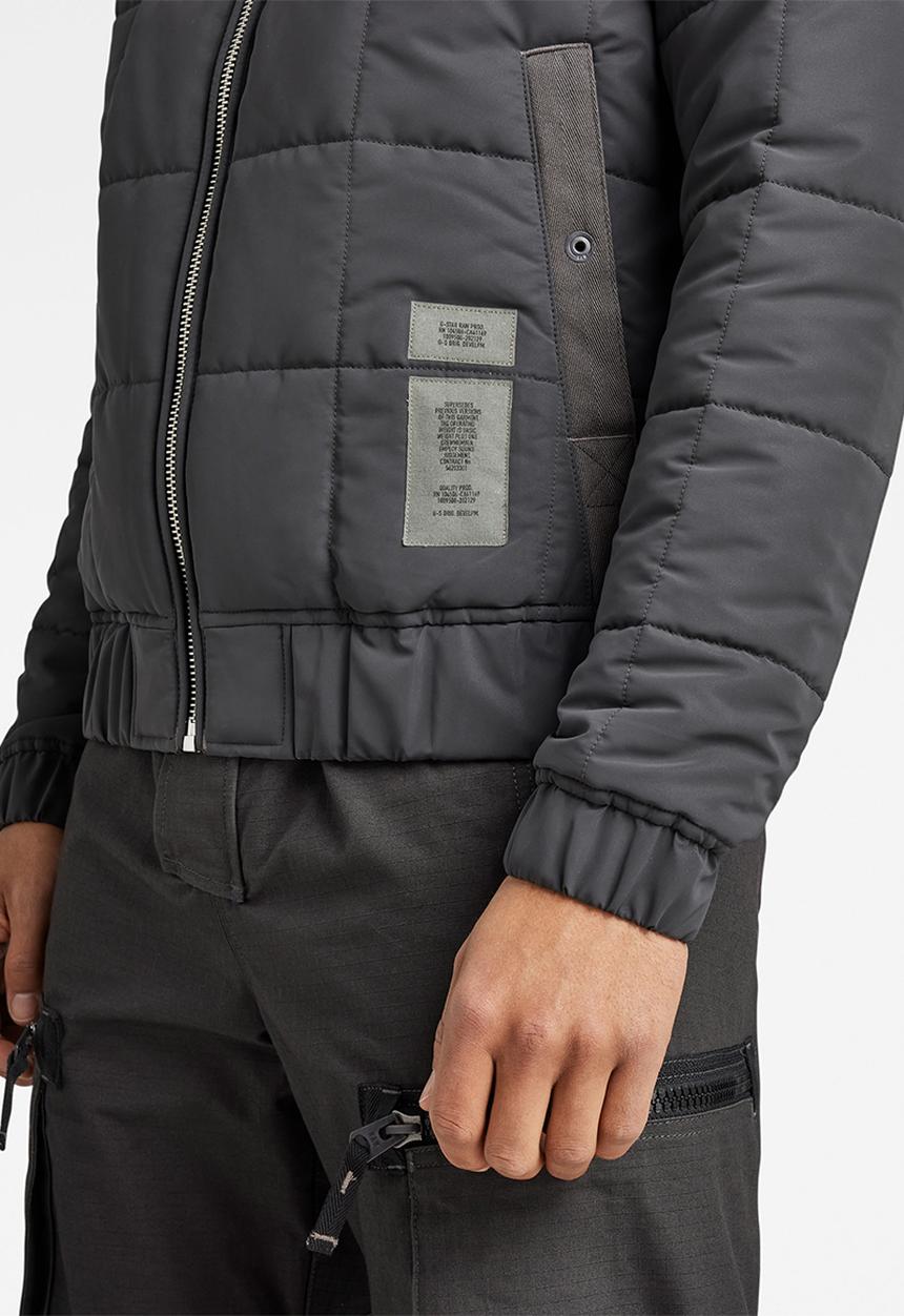 G-STAR - Meefic sqr quilted hdd jkt - reflective black