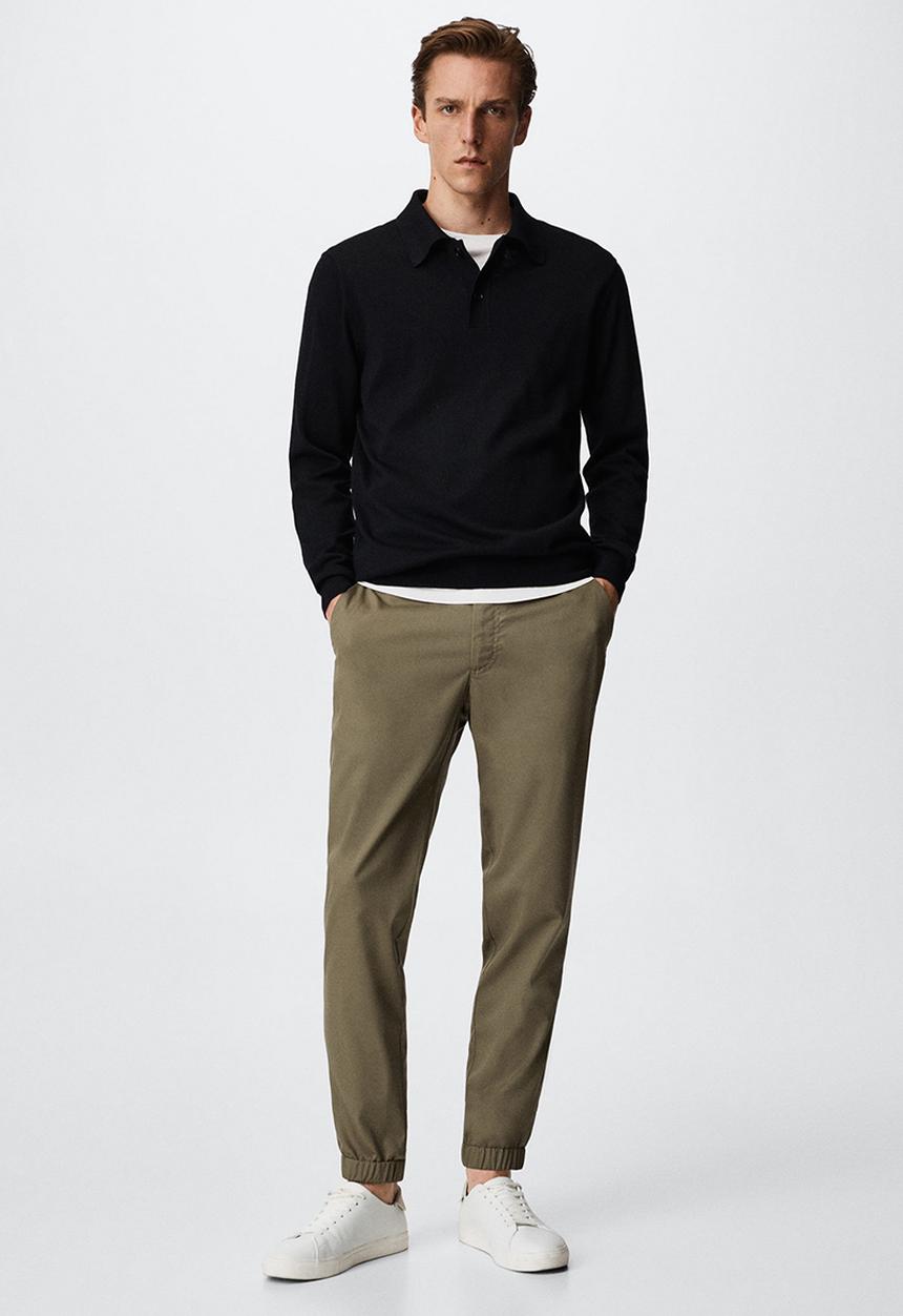 MANGO - Trousers agave - khaki