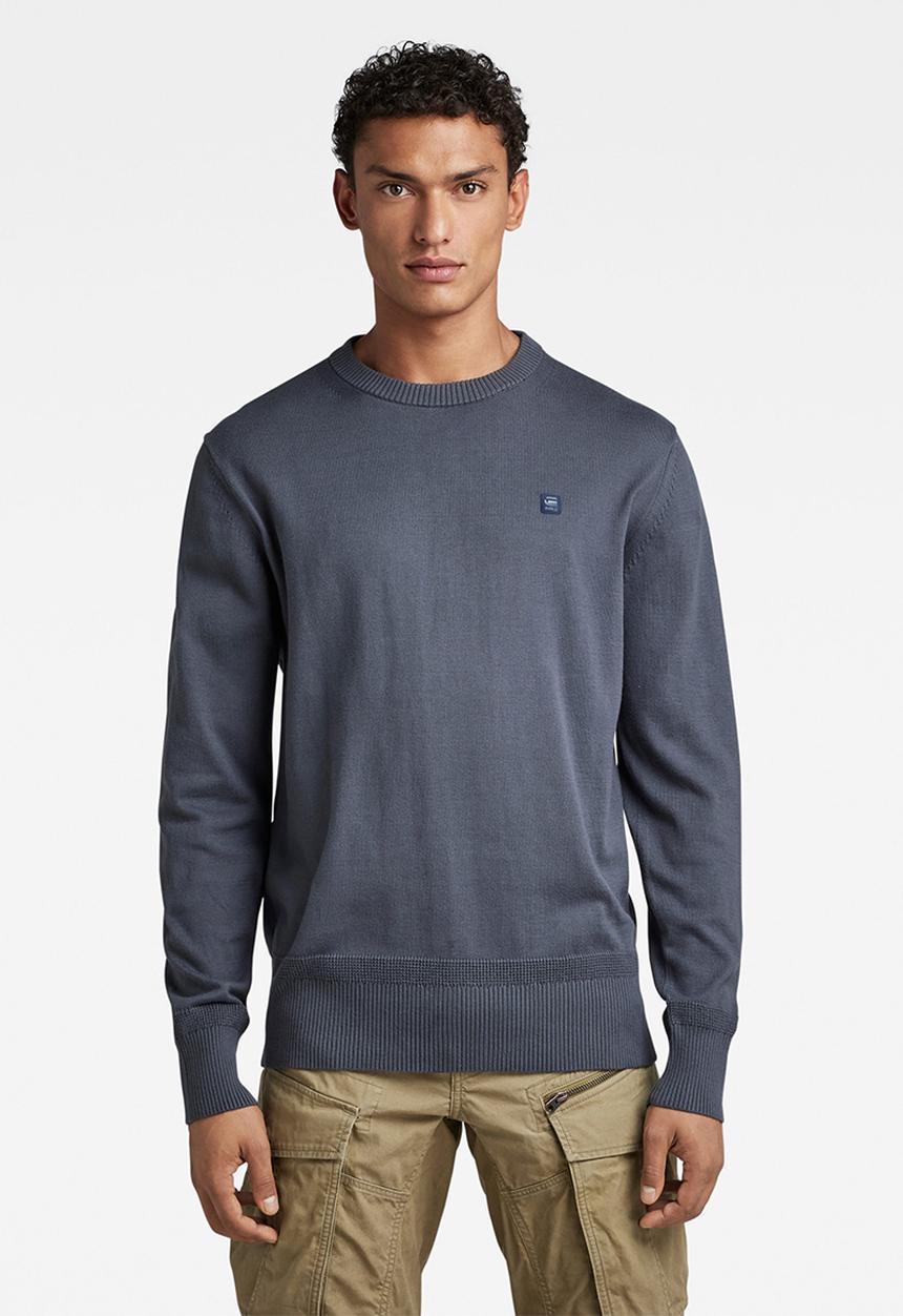 G-STAR - Premium core r knit - fantem blue