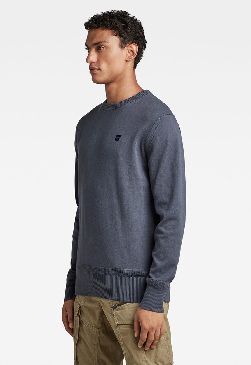 G-STAR - Premium core r knit - fantem blue