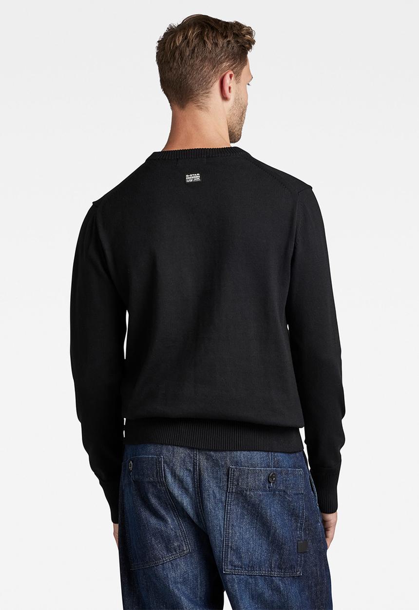 G-STAR - Premium core r knit - dk black
