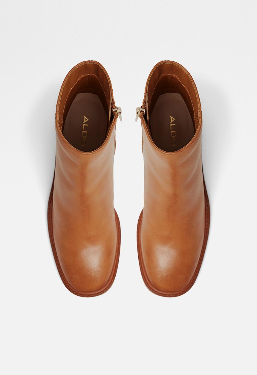ALDO - Filly leather boot - medium brown