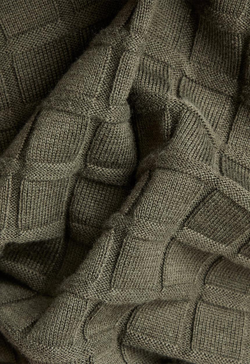 G-STAR - Table r knit - dk bronze green