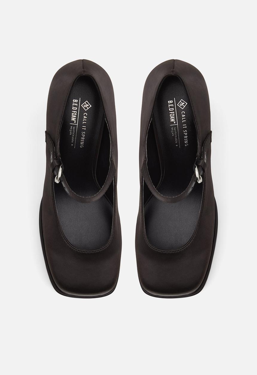 Call It Spring - Megane platform heel - black