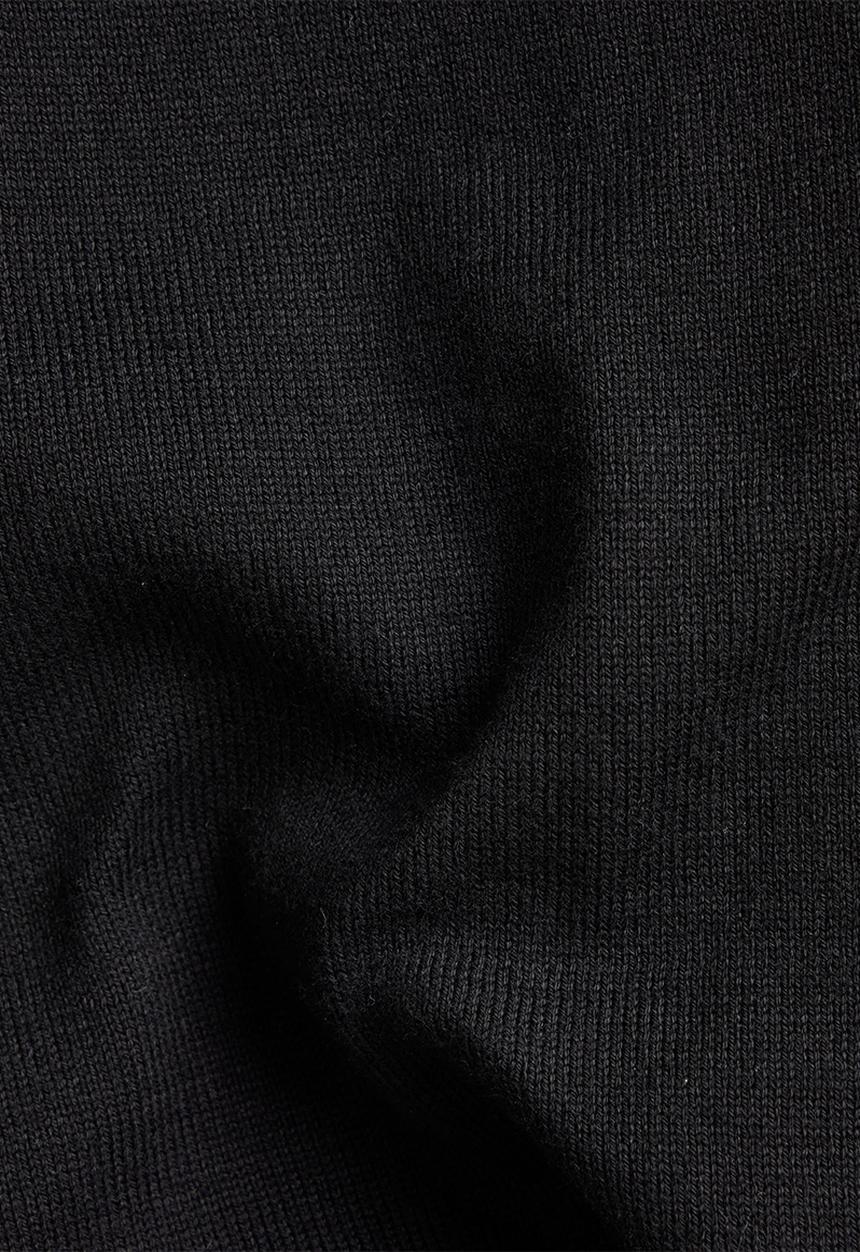 G-STAR - Premium core mock knit - dk black